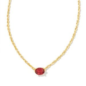 Kendra Scott maroon necklace